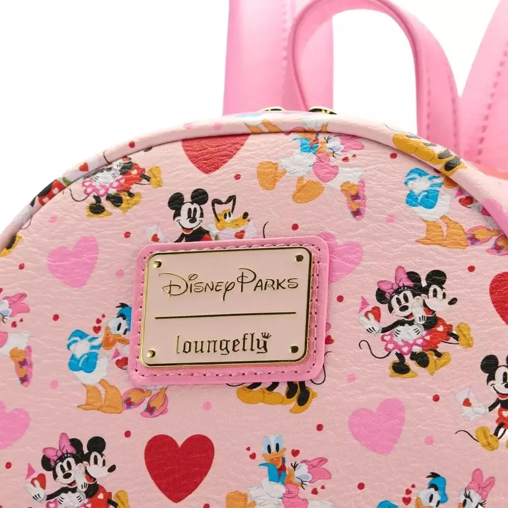 Mickey Mouse and Friends Valentine's Day Loungefly Mini Backpack - Picture 3 of 4